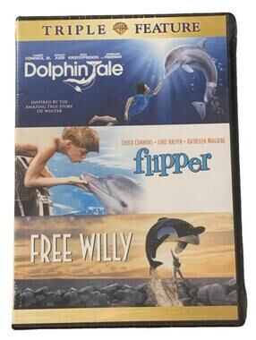 Triple Feature DVD: Dolphin Tale, Flipper, Free Willy Family Adventure